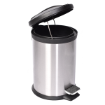 Bote Pedal Redondo Acero Inoxidable