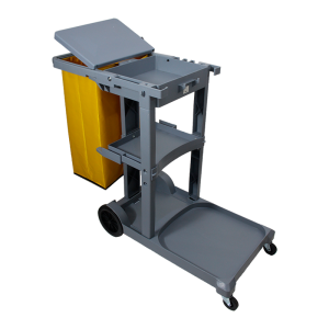 Carro conserje con tapa y bolsa de lona