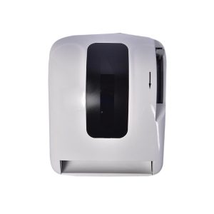 Despachador con palanca de toalla en rollo