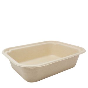 Contenedor Paja de Trigo Grande Liso Alto