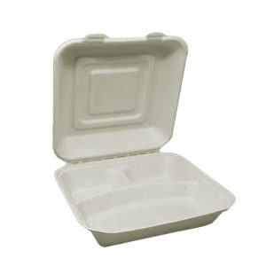 Contenedor con 3 Divisiones Paja de Trigo 9×9