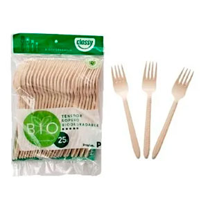 Juego Cubiertos Desechables Tenedor