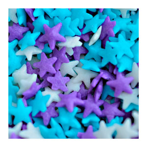 Confeti Estrella de 3 Colores y Celeste